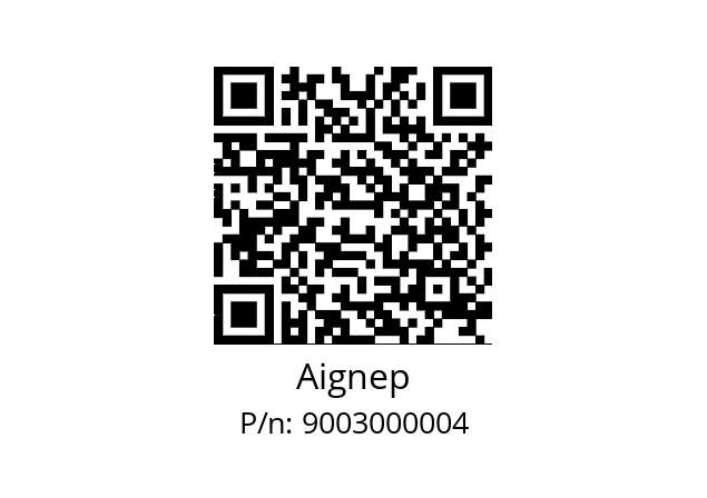   Aignep 9003000004