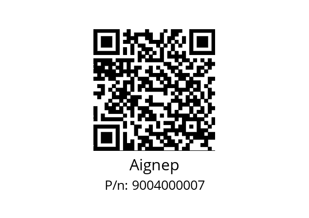   Aignep 9004000007