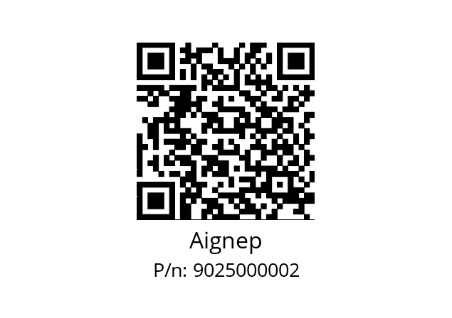   Aignep 9025000002