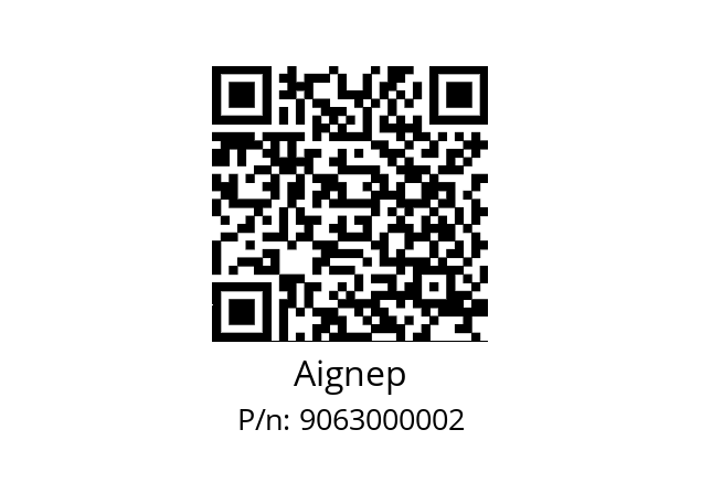   Aignep 9063000002