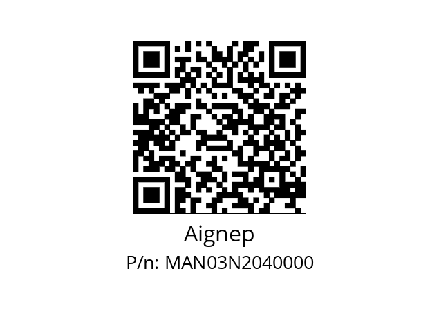   Aignep MAN03N2040000