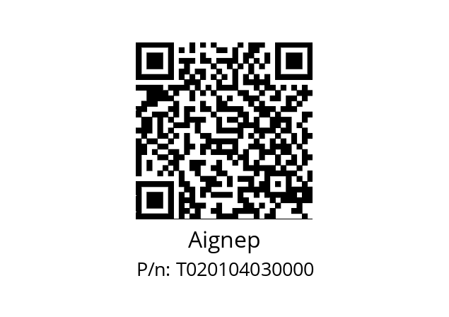   Aignep T020104030000