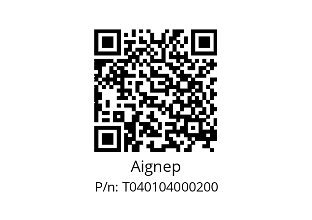   Aignep T040104000200