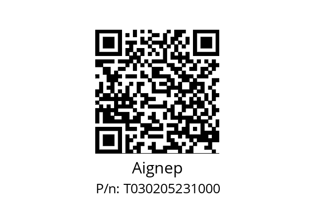   Aignep T030205231000