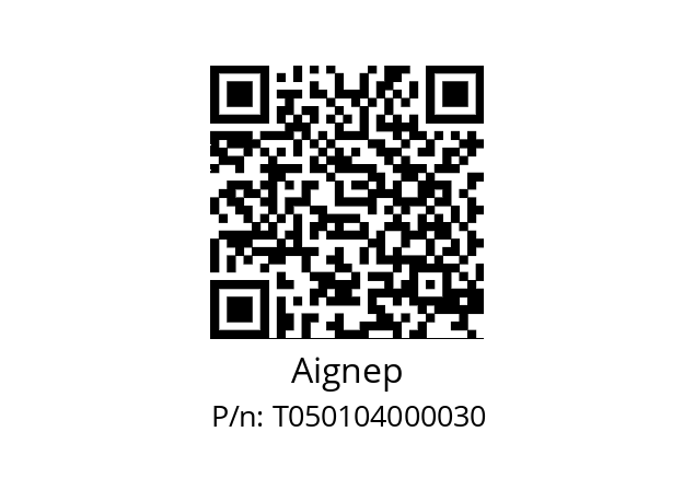   Aignep T050104000030