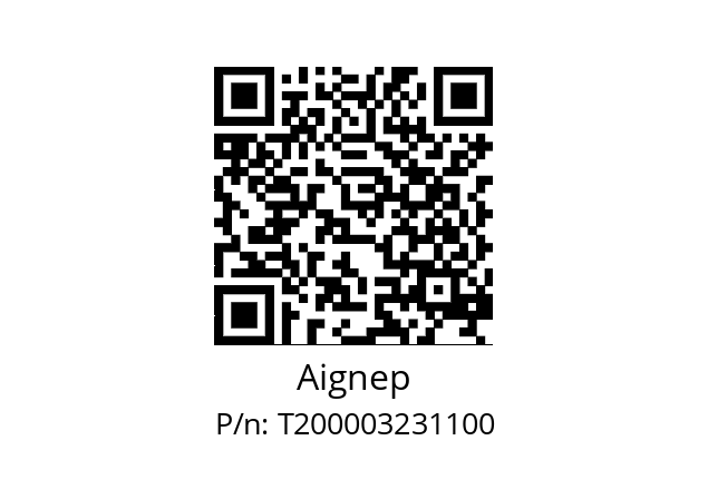   Aignep T200003231100