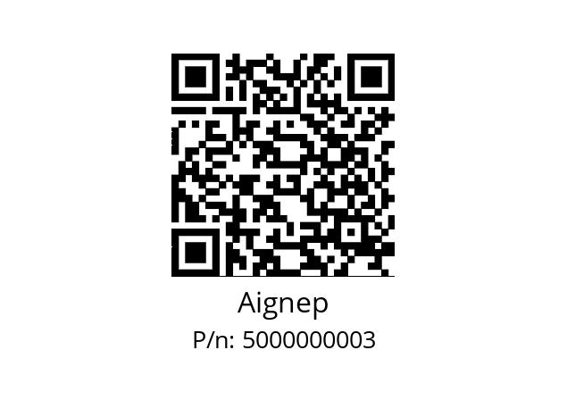   Aignep 5000000003