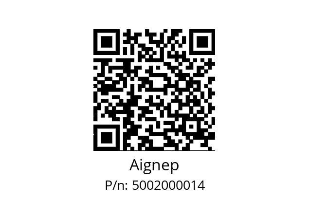   Aignep 5002000014