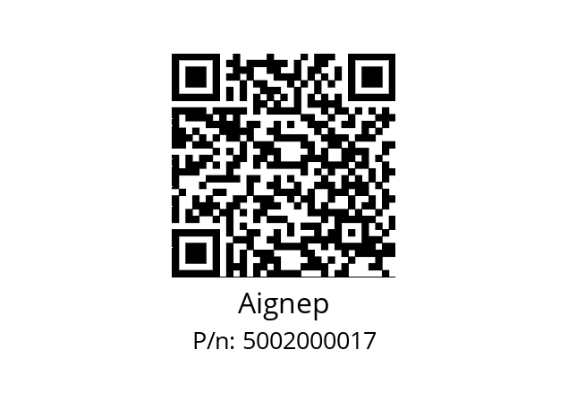   Aignep 5002000017