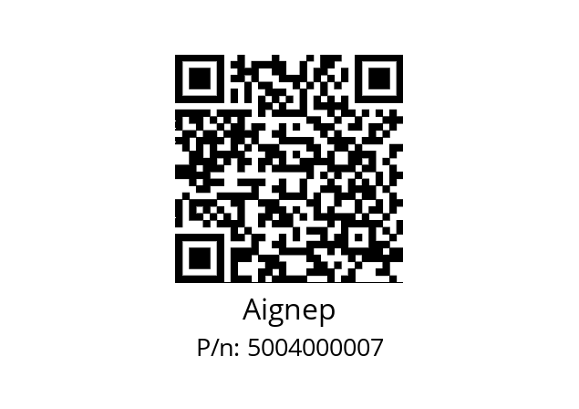   Aignep 5004000007