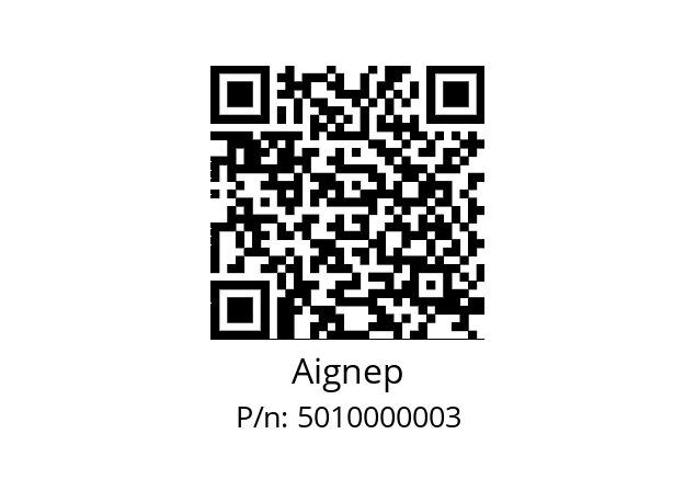   Aignep 5010000003