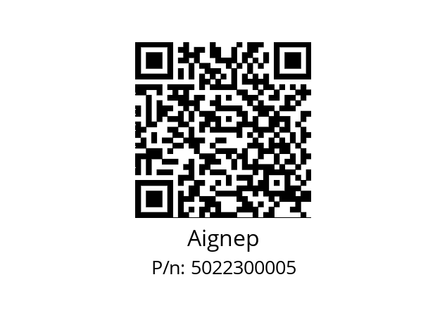   Aignep 5022300005