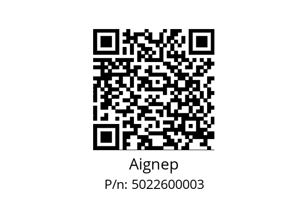   Aignep 5022600003