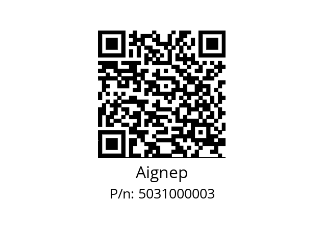   Aignep 5031000003