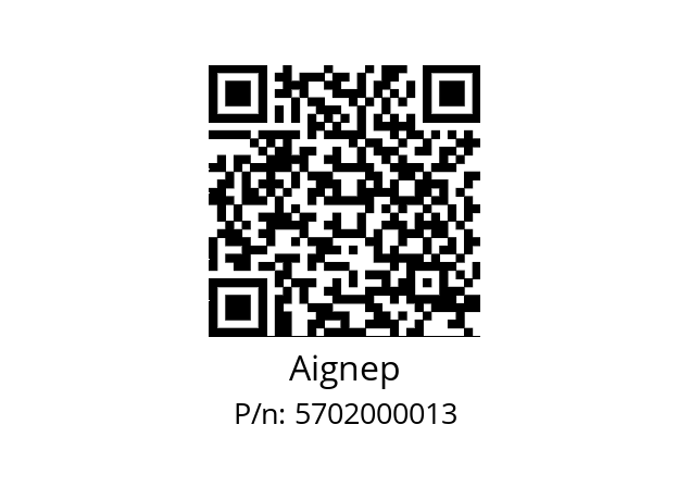   Aignep 5702000013