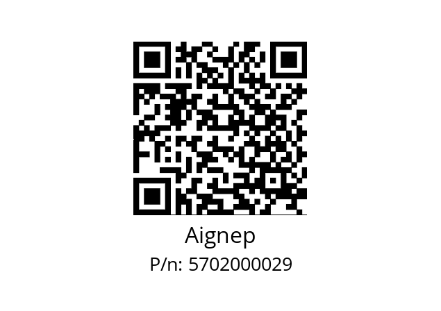   Aignep 5702000029