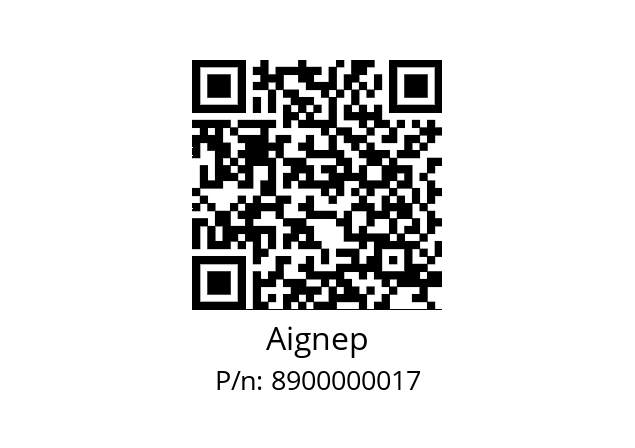   Aignep 8900000017