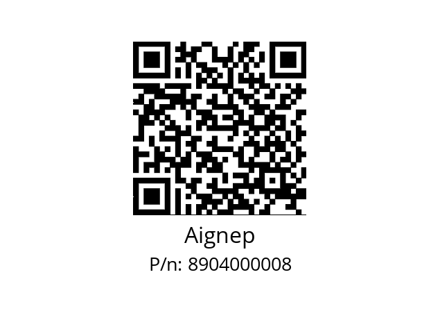   Aignep 8904000008