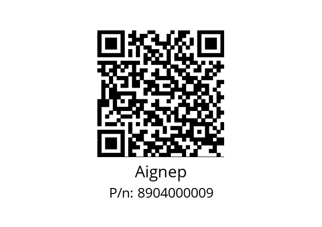   Aignep 8904000009