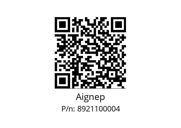   Aignep 8921100004