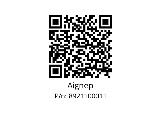   Aignep 8921100011