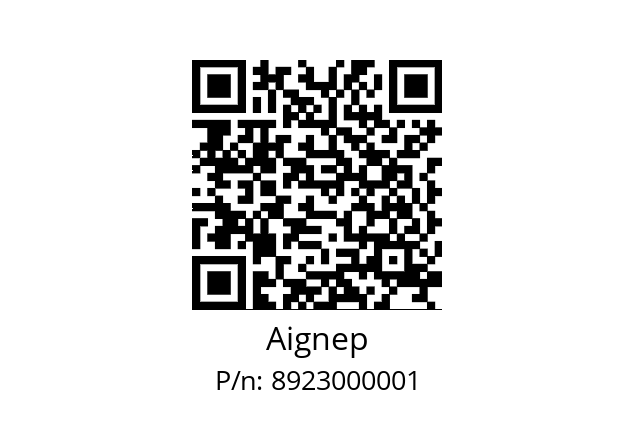   Aignep 8923000001