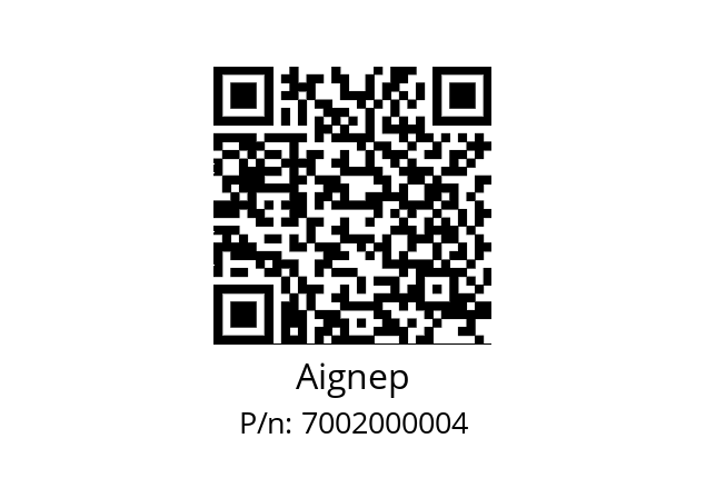   Aignep 7002000004