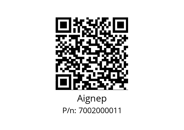   Aignep 7002000011