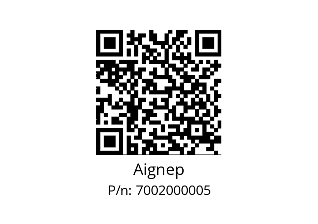   Aignep 7002000005