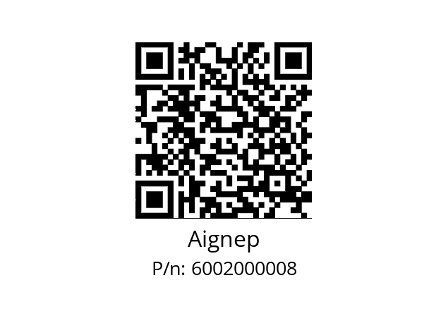   Aignep 6002000008