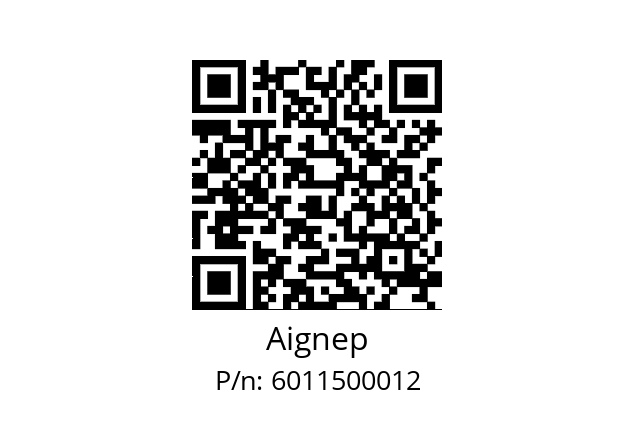   Aignep 6011500012