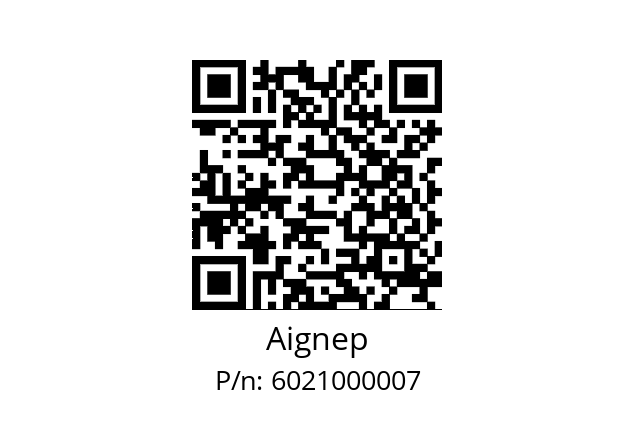   Aignep 6021000007