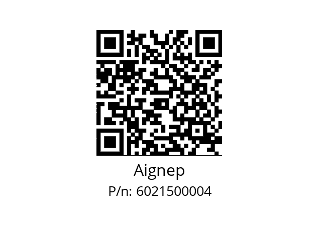   Aignep 6021500004