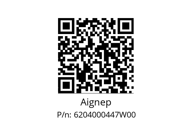   Aignep 6204000447W00