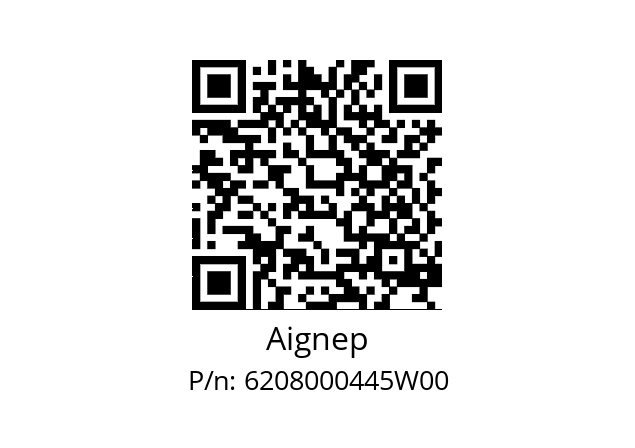   Aignep 6208000445W00