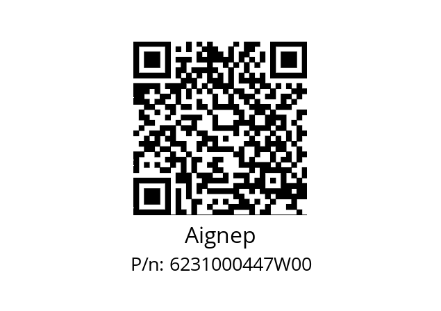   Aignep 6231000447W00