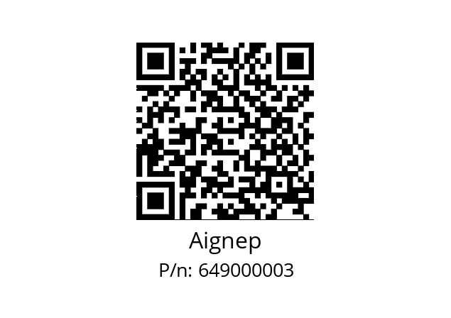   Aignep 649000003