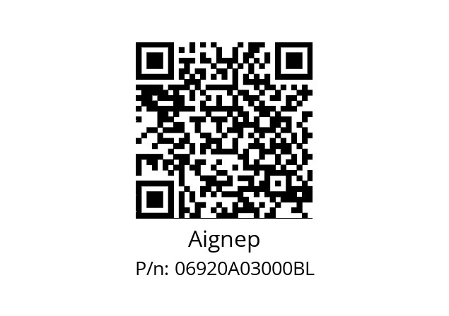   Aignep 06920A03000BL