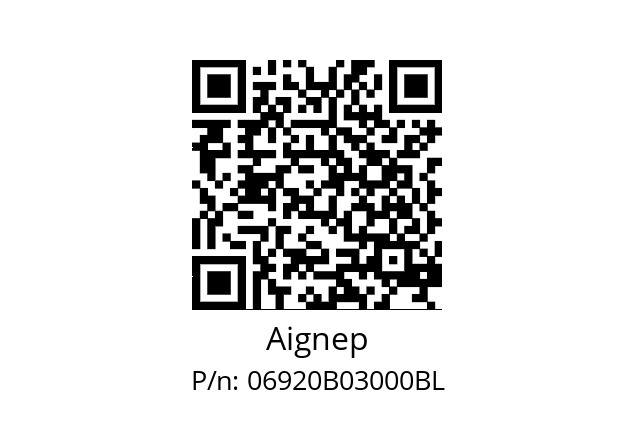   Aignep 06920B03000BL