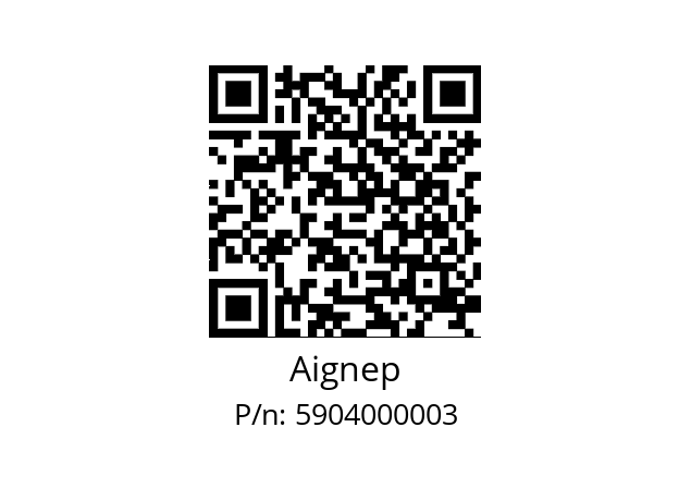   Aignep 5904000003