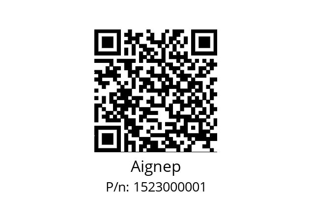   Aignep 1523000001