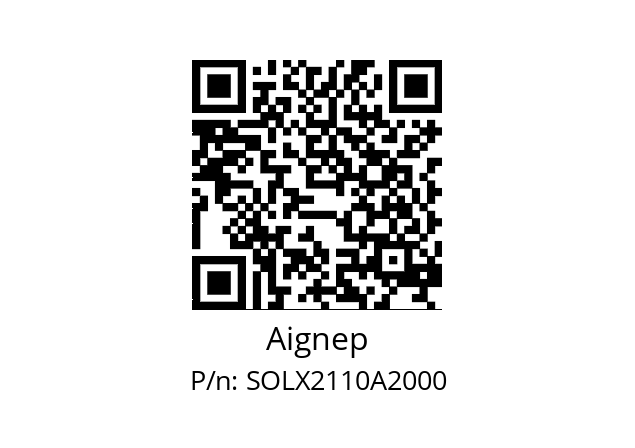   Aignep SOLX2110A2000