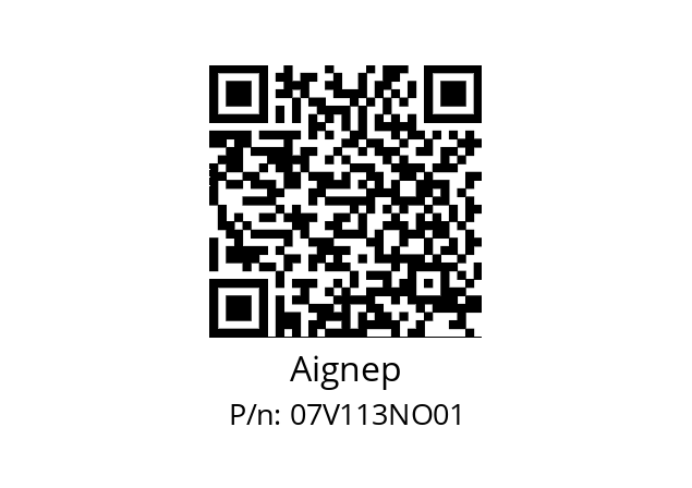   Aignep 07V113NO01