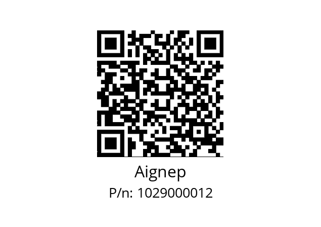   Aignep 1029000012