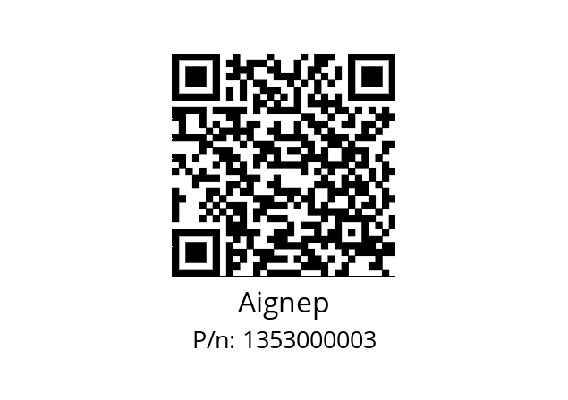   Aignep 1353000003