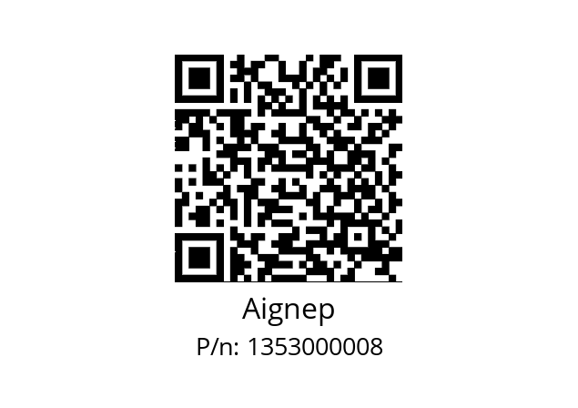   Aignep 1353000008