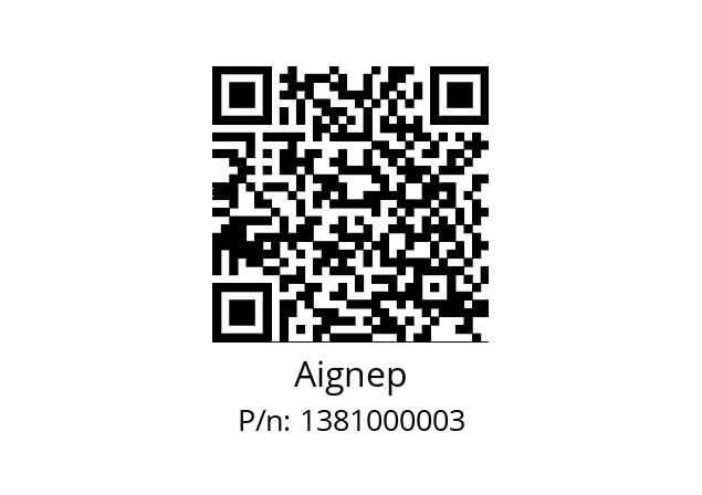   Aignep 1381000003