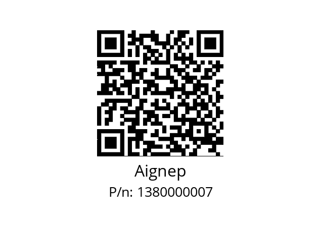   Aignep 1380000007