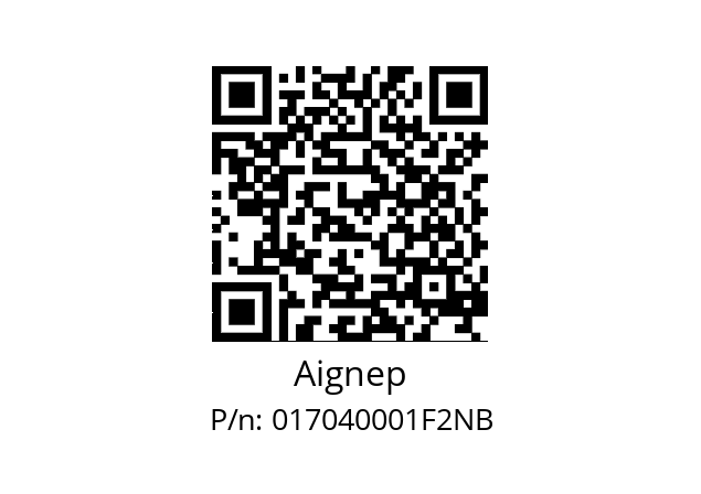   Aignep 017040001F2NB