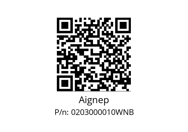   Aignep 0203000010WNB